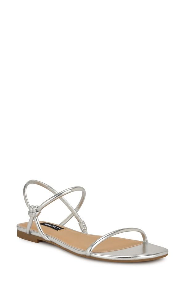 ナインウェスト レディース シューズ サンダル アンクル Nine West Maizy Ankle Strap Sandal Silver シルバー
