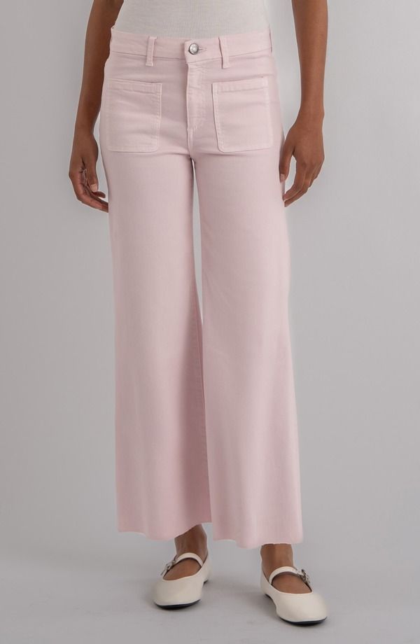 カットフロムザクロス レディース ボトムス デニムパンツ ワイドレッグ ジーンズ KUT from the Kloth Meg High Rise Patch Pocket Wide Leg Jeans Princess
