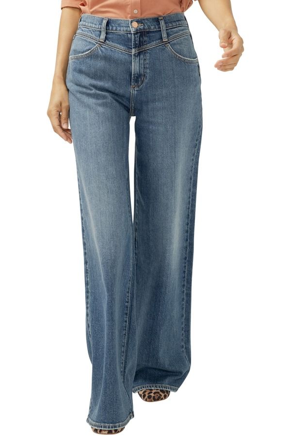 シルバー ジーンズ レディース ボトムス デニムパンツ ワイドレッグ Silver Jeans Co Highly Desirable High Rise Wide Leg Jeans Picadilly