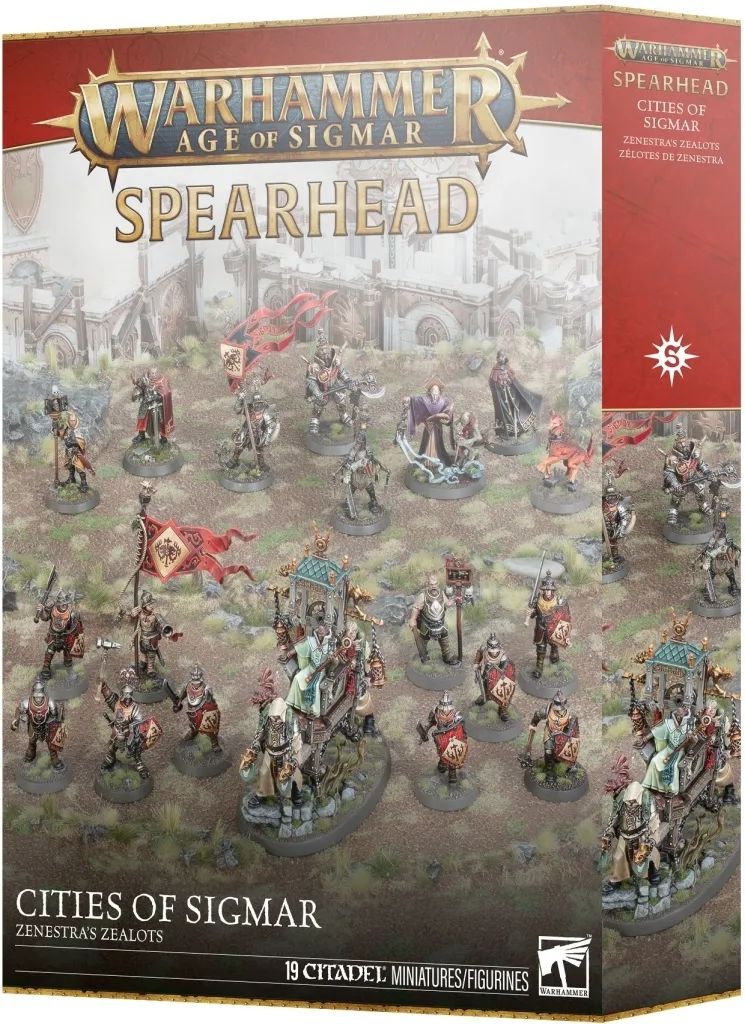 【新品】ミニチュアゲーム スピアヘッド： シティ・オヴ・シグマー ゼネストラの狂心団 「ウォーハンマー エイジ・オヴ・シグマー」 (Spearhead： Zenestra’s Zealots) [70-863]