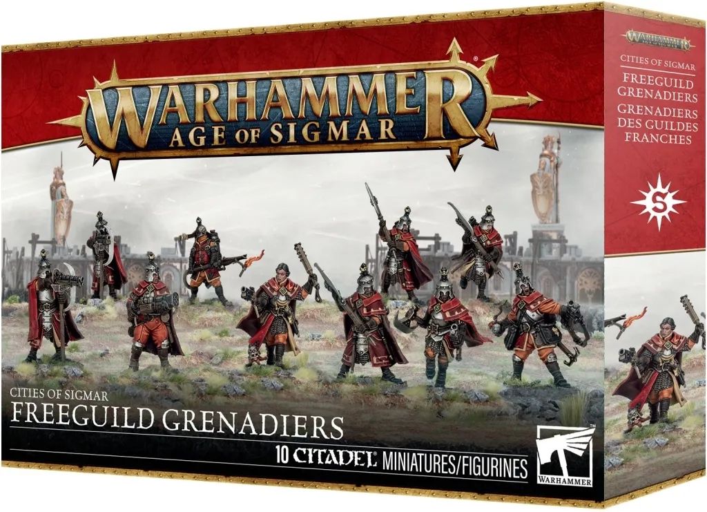 【新品】ミニチュアゲーム シティ・オヴ・シグマー： フリーギルド・グレナディア 「ウォーハンマー エイジ・オヴ・シグマー」 (Cities of Sigmar： Freeguild Grenadiers) [86-54]