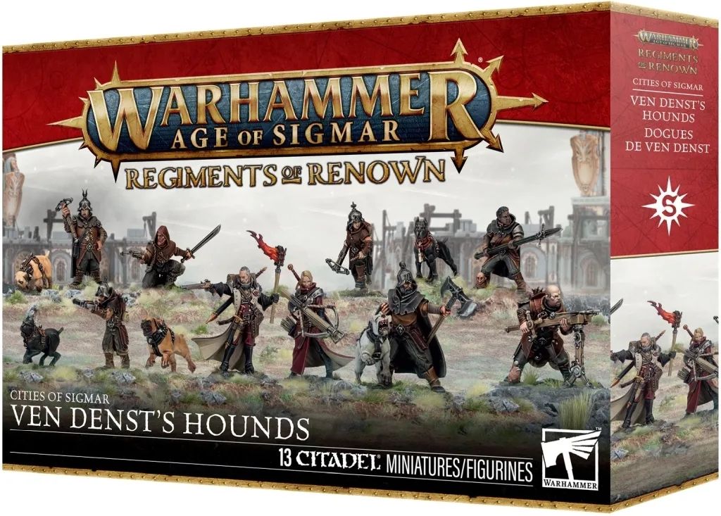 【新品】ミニチュアゲーム 名高き連隊： シティ・オヴ・シグマー ヴェン・デンストの猟犬たち 「ウォーハンマー エイジ・オヴ・シグマー」 (Cities of Sigmar： Ven Denst’s Hounds) [86-90]