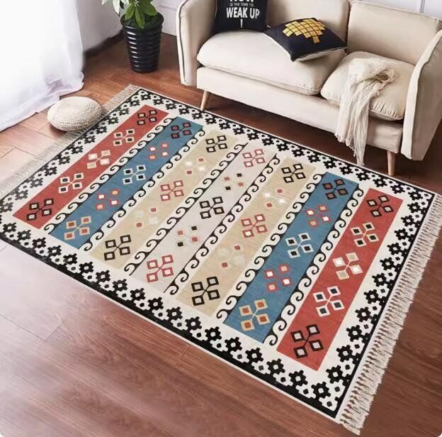 ラグ カーペット ラグマット 140*200cm ベッドルーム用絨毯 玄関マット/滑り止め付