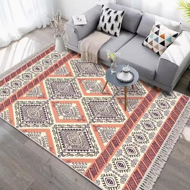 ラグ カーペット ラグマット 140*200cm ベッドルーム用絨毯 玄関マット/滑り止め付