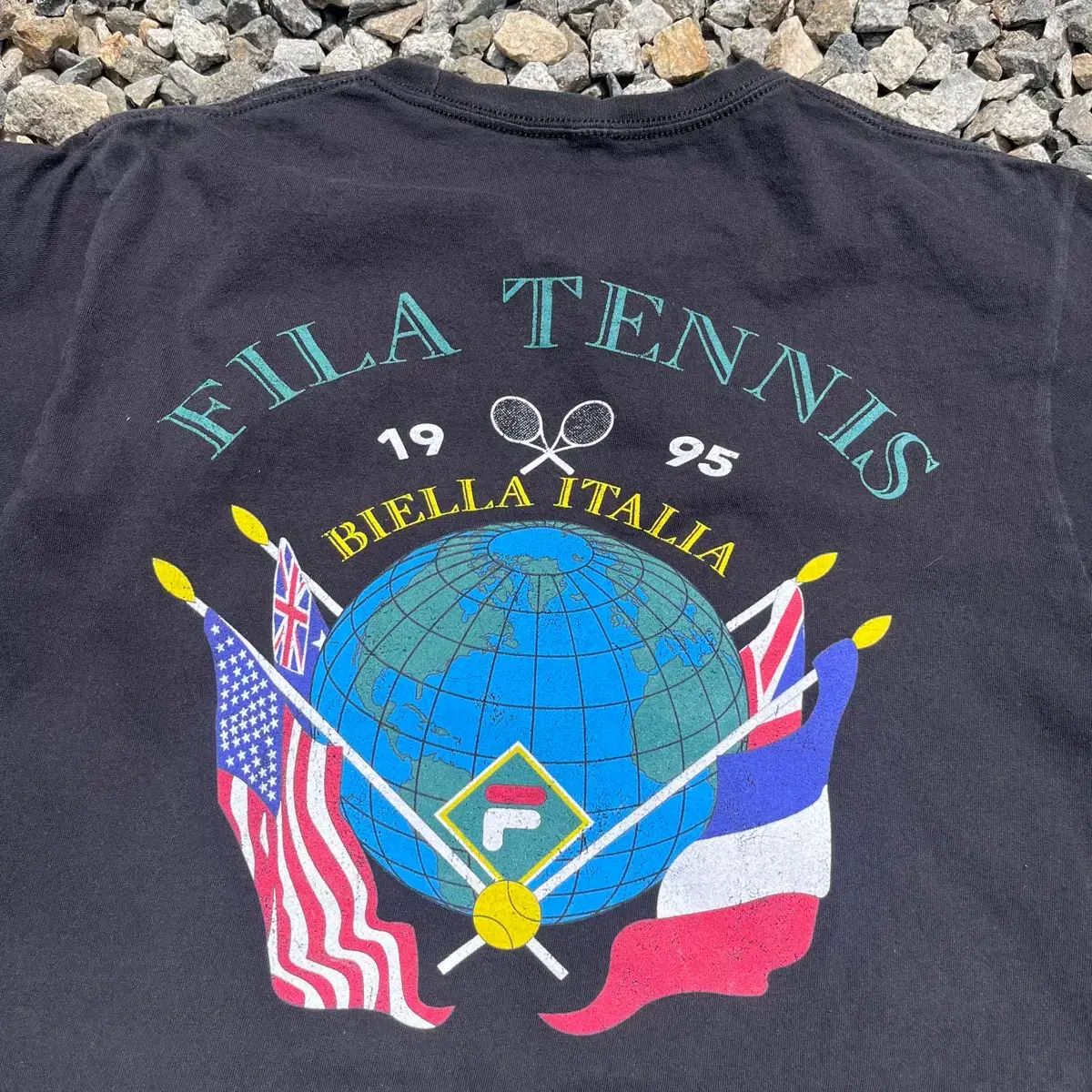 90s FILA ビエラ イタリア 半袖 (実寸確認)