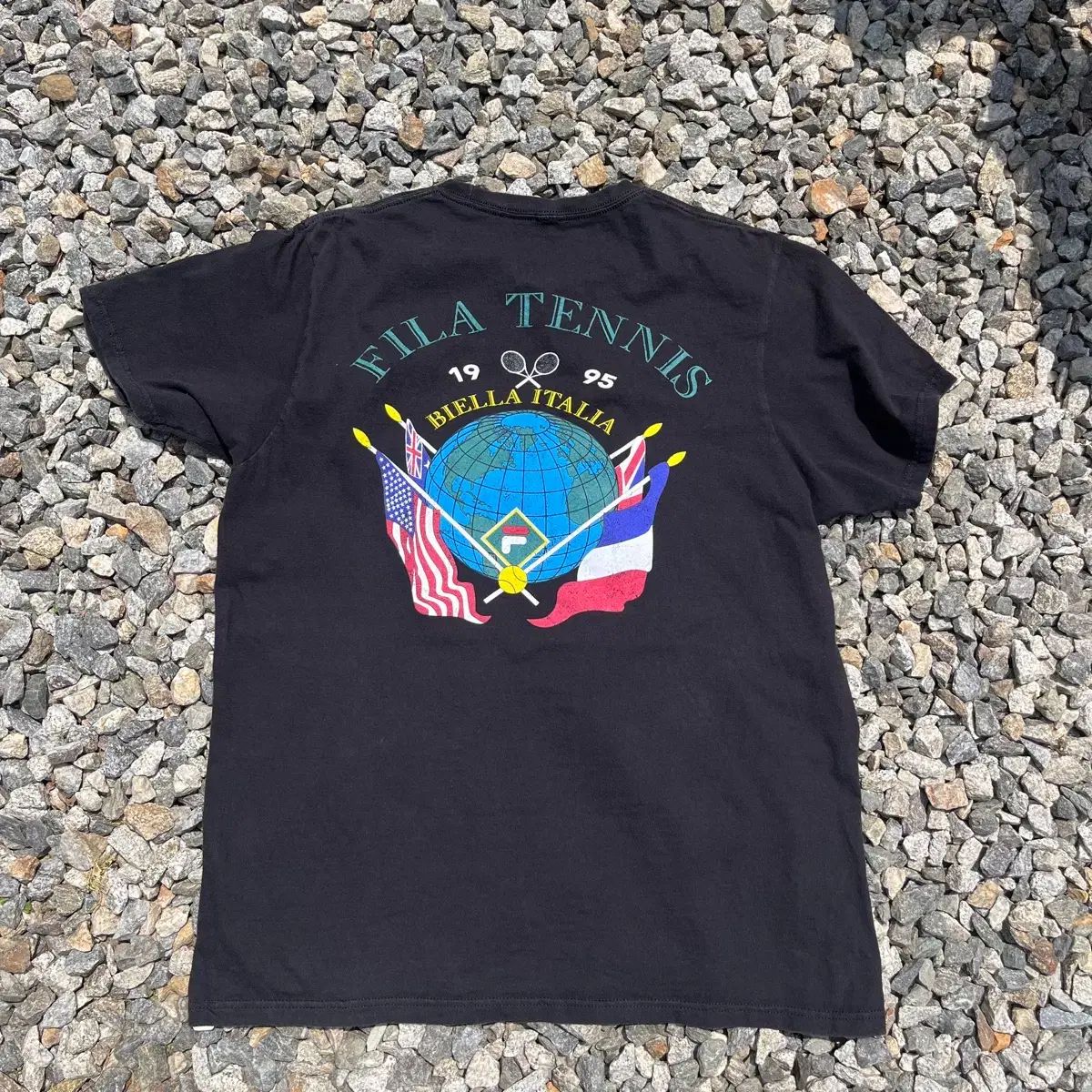 90s FILA ビエラ イタリア 半袖 (実寸確認)