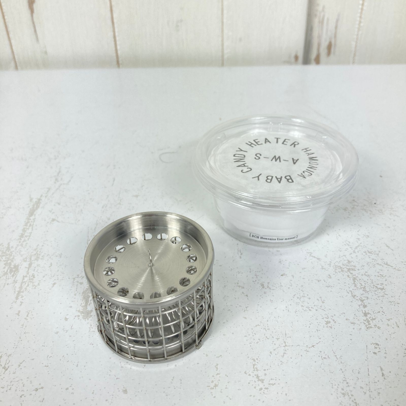 ?️OneSize シルバー系 Atelier Wabee-Sabee（アトリエ ワビーサビー） ベイビー キャンディヒーター ハモニカ Baby Candy Heater Hamonica 入手困難 バーナー ストーブ ヒーター z0005