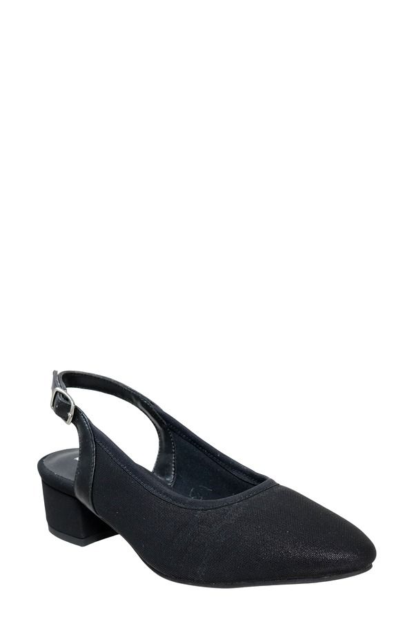 ダイビッドテイト レディース シューズ ヒール David Tate Silvana Slingback Pump Black Micro ブラック