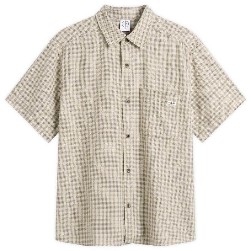 ポーラー スケート カンパニー メンズ トップス シャツ Polar Skate Co Mitchell Short Sleeve Shirt Beige Green グリーン 26,492円