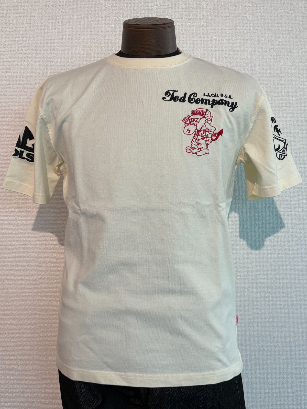 MACTOOLS×TEDMAN'S 刺繍Tシャツ WHITE 40(L)/42(XL) MACTOOLS×TEDMAN'S 刺繍Tシャツ WHITE 40(L)/42(XL)