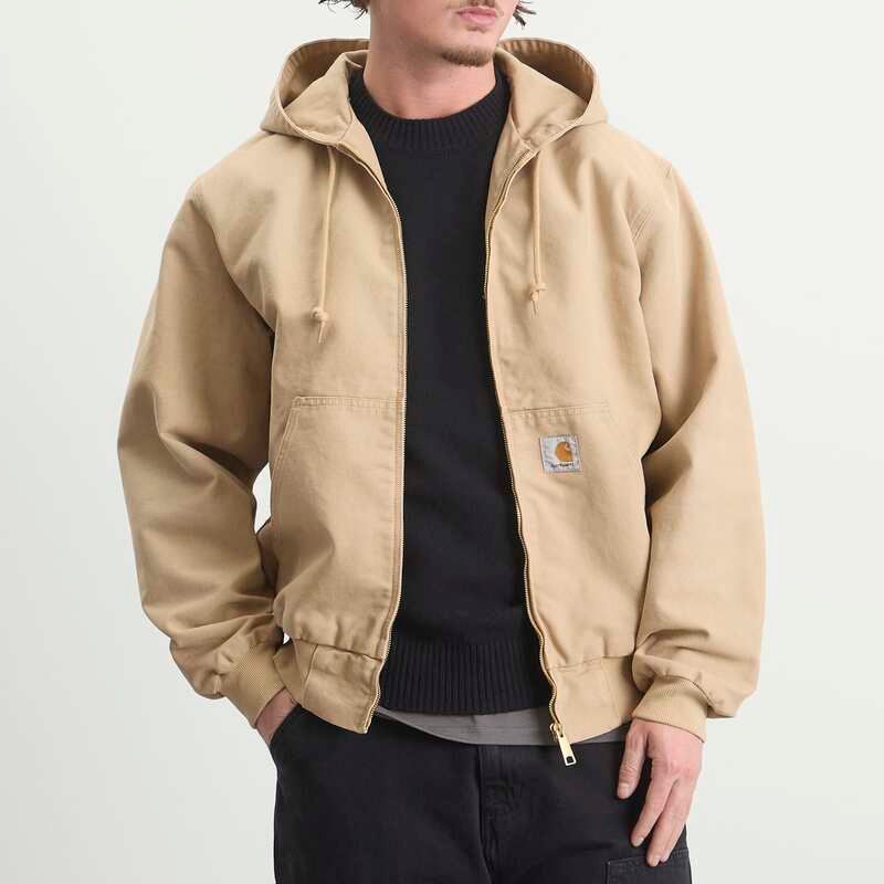 カーハート メンズ アウター ジャケット・ブルゾン Carhartt WIP OG Active Jacket Dusty Hamilton Brown Stone Canvas ブラウン
