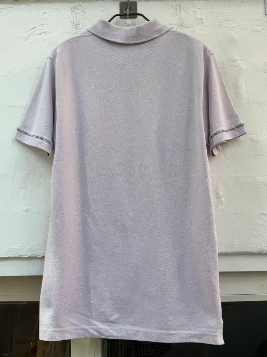 BURBERRY's ヴィンテージ ラベンダー COLOR ポロ シャツ M
