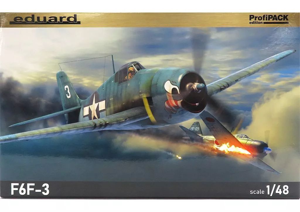 【中古】プラモデル 1/48 F6F-3 「プロフィパックシリーズ」 [EDU8227]