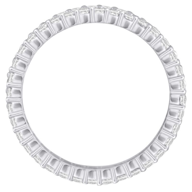 Alyson Layne レディース アクセサリー リング Alyson Layne 10k Gold 12 CaratW Lab Grown Diamond Eternity Band 10k White Gold ホワイト
