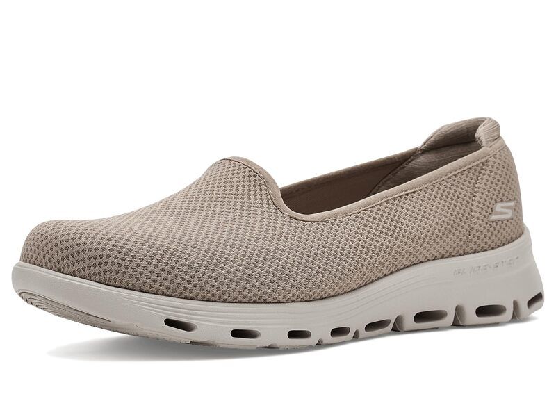スケッチャーズ レディース シューズ スリッポン・ローファー SKECHERS OnTheGo GlideStep Serene Lennon Taupe トープ
