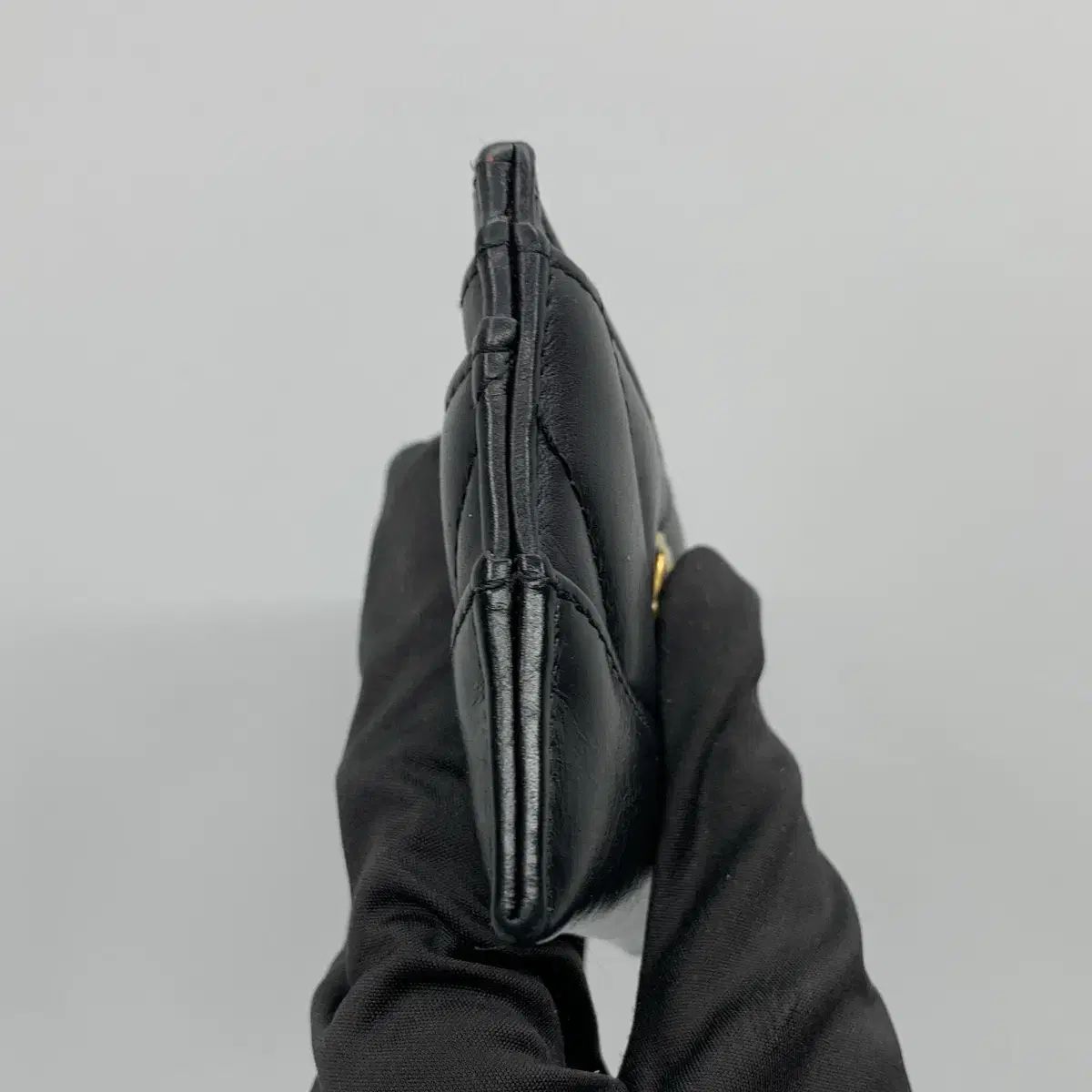 267002128 CHANEL シャネル ゴールド ホルダー カードウォレット 267002128 CHANEL シャネル ゴールド ホルダー カードウォレット