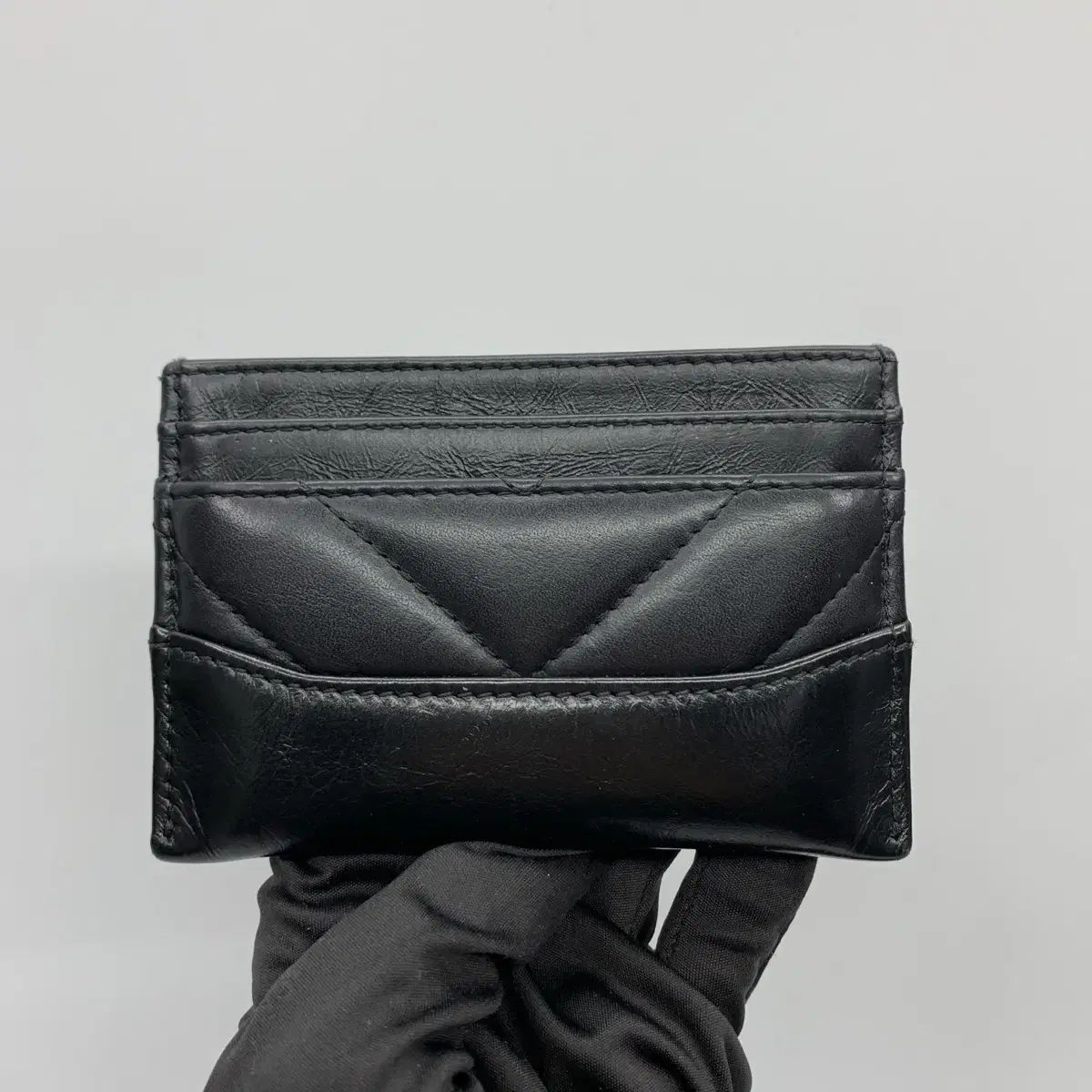 267002128 CHANEL シャネル ゴールド ホルダー カードウォレット 267002128 CHANEL シャネル ゴールド ホルダー カードウォレット