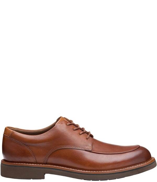 ジョンストンアンドマーフィー メンズ シューズ オックスフォード レザー Johnston Murphy Mens Tyson Leather Moc Toe Oxfords Tan タン