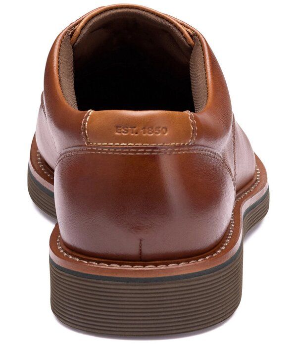 ジョンストンアンドマーフィー メンズ シューズ オックスフォード レザー Johnston Murphy Mens Tyson Leather Moc Toe Oxfords Tan タン