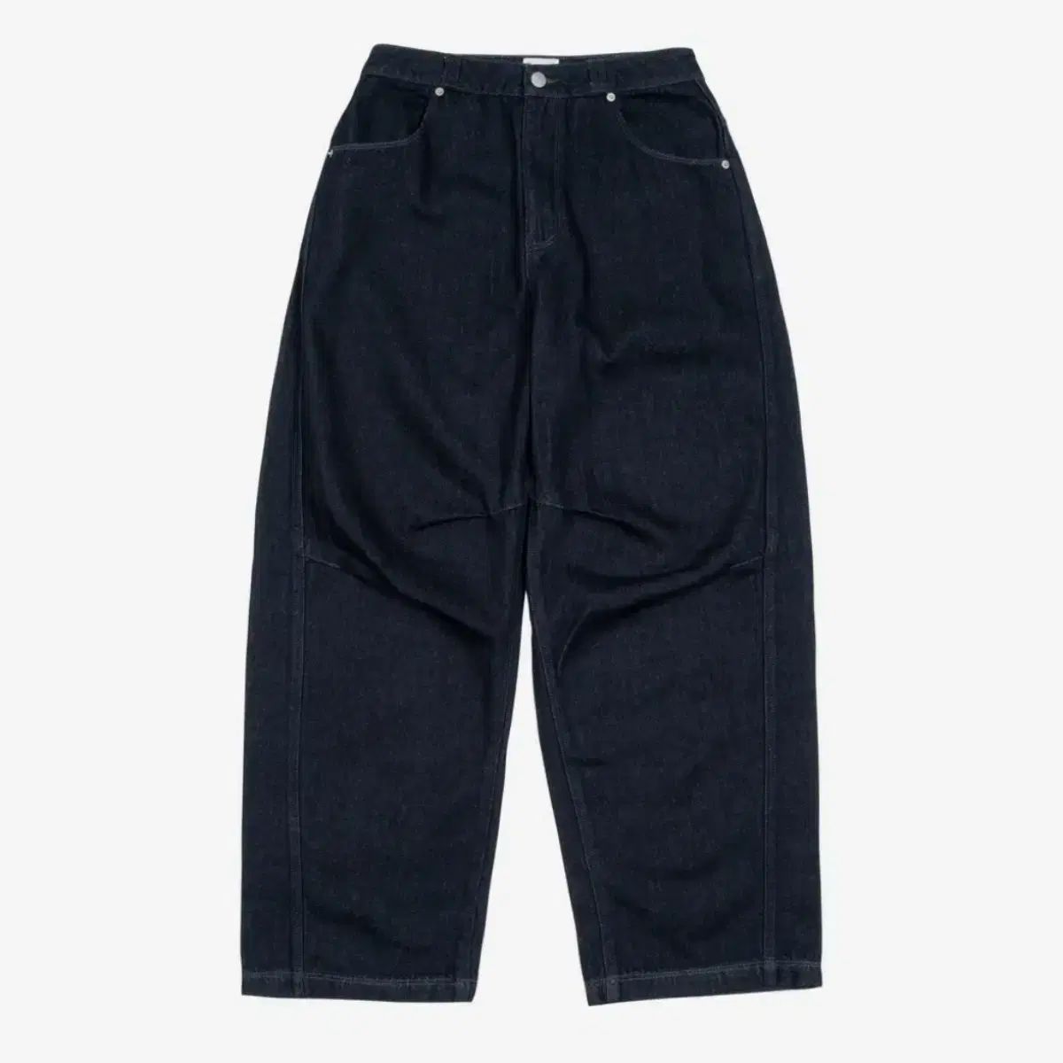 TCM curved raw denim pants ザコールデストモーメント デニムパンツ