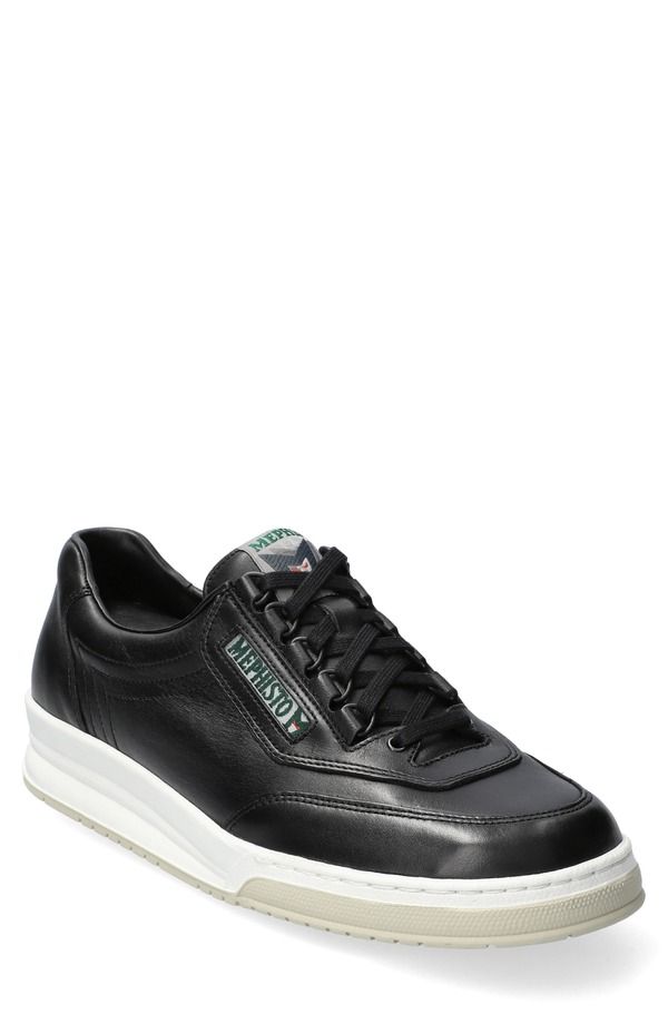 メフィスト メンズ シューズ スニーカー Mephisto Match Walking Shoe Black ブラック