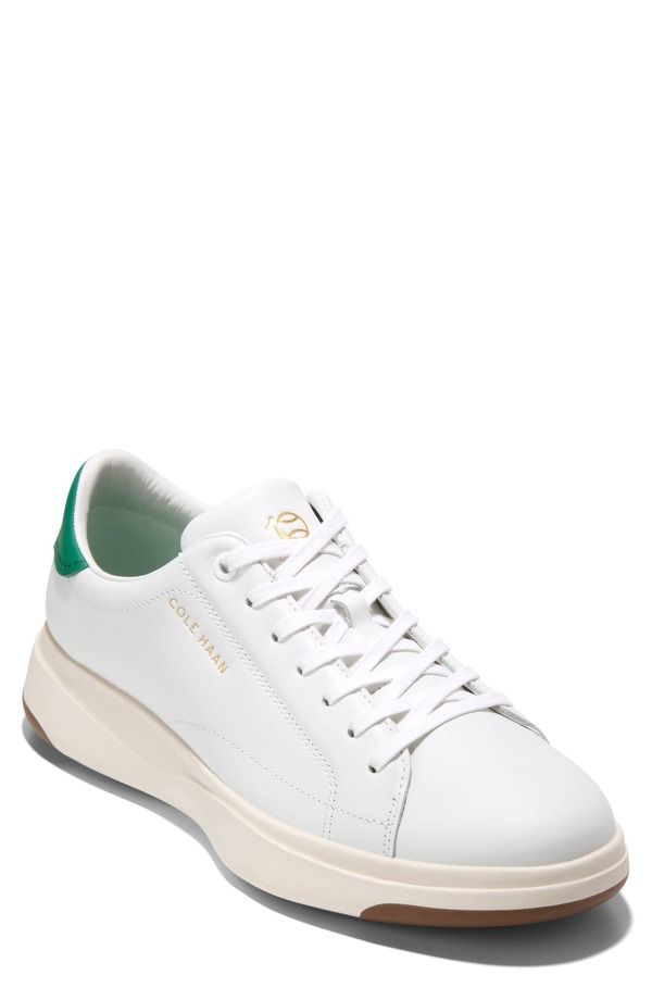 コールハーン メンズ シューズ スニーカー Cole Haan GrandPro Tennis 20 Sneaker Optic White Green Jacket ホワイト