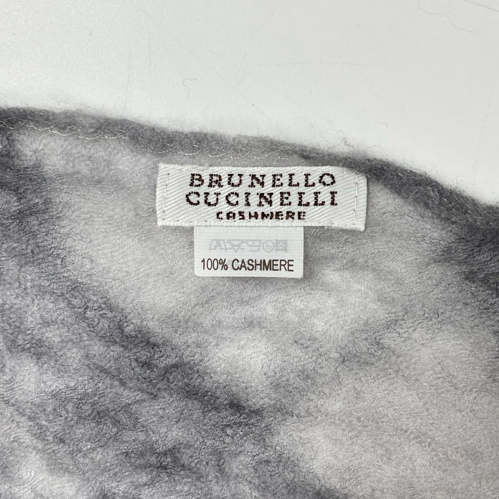 BRUNELLO CUCINELLI / 染柄カシミヤストール 参考定価：180,000程度