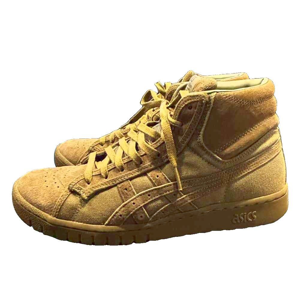 アシックス asics 美品 Tiger × Sasquatchfabrix GEL-PTG MT スニーカー ハイカット キャンバス スエード 切替 27 カーキ アシックス asics 美品 Tiger × Sasquatchfabrix GEL-PTG MT スニーカー ハイカット キャンバス スエード 切替 27 カーキ