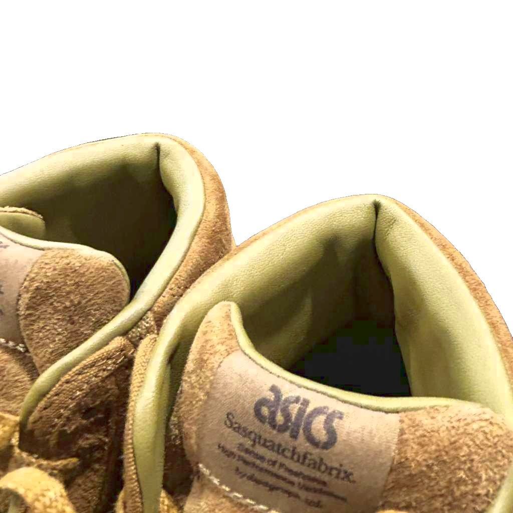 アシックス asics 美品 Tiger × Sasquatchfabrix GEL-PTG MT スニーカー ハイカット キャンバス スエード 切替 27 カーキ アシックス asics 美品 Tiger × Sasquatchfabrix GEL-PTG MT スニーカー ハイカット キャンバス スエード 切替 27 カーキ