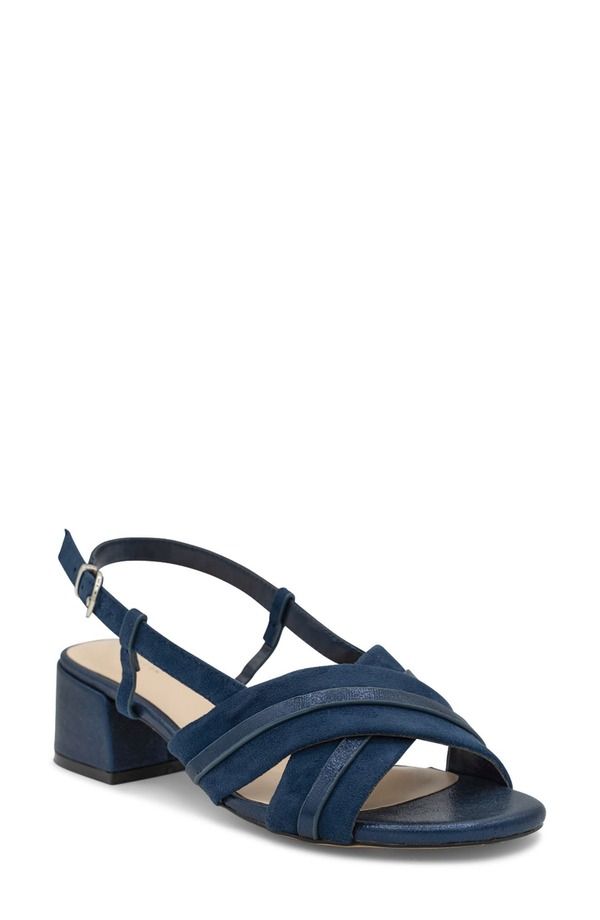 パラドックスロンドン レディース シューズ サンダル Paradox London Pink Nancy Slingback Sandal Navy ネイビー