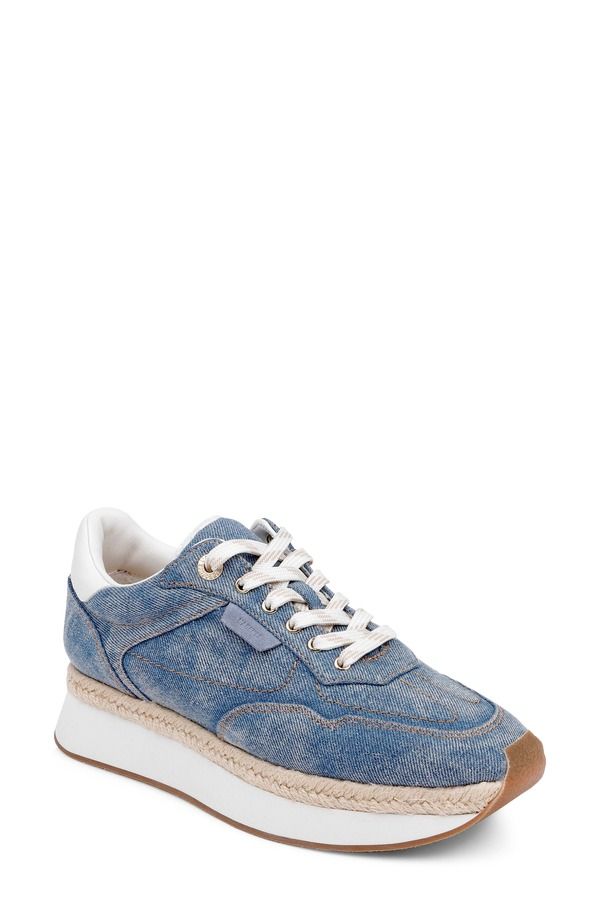 ラジャンス レディース シューズ スニーカー プラットフォーム LAGENCE Ivone Platform Sneaker Light Denim デニム