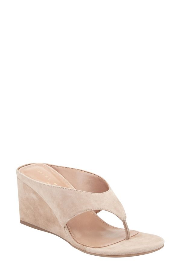 マーク・フィッシャー レディース シューズ サンダル Marc Fisher LTD Udena Wedge Flip Flop Medium Natural 2