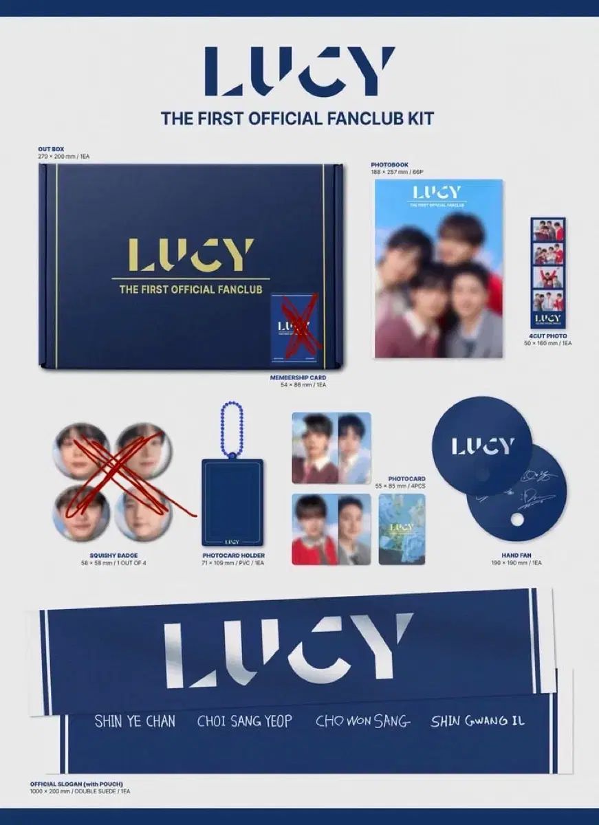 LUCY(ルシ) 応援クラブ 1期 キット KIT