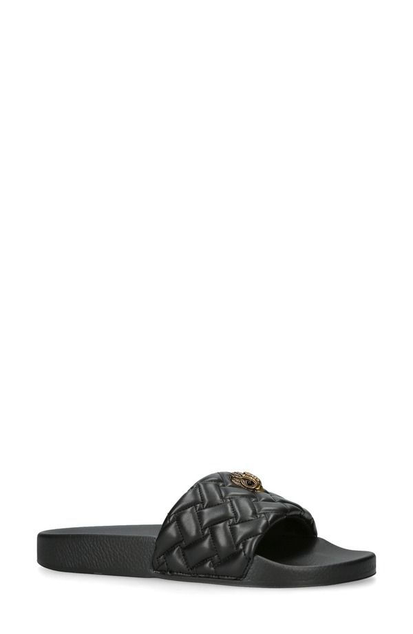 カートジェイガーロンドン レディース シューズ サンダル Kurt Geiger London Meena Eagle Slide Sandal BlackGold ブラック