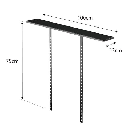 山崎実業(Yamazaki) テレビ上ラック ワイド100 ブラック 本体:W100×D13×H75cm スマート smart ディスプレイボード テレビボード 3529YZ 550426eb 山崎実業(Yamazaki) テレビ上ラック ワイド100 ブラック 本体:W100×D13×H75cm スマート smart ディスプレイボード テレビボード 3529YZ 550426eb