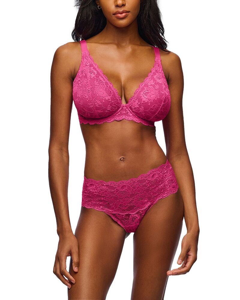 コサベラ レディース アンダーウェア ブラジャー Cosabella NSN Plunge Bra Rosa Caldo