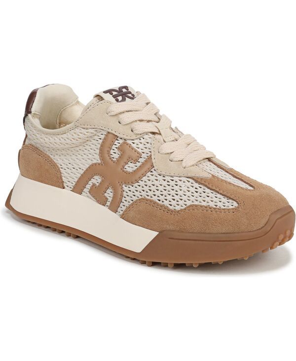 サムエデルマン レディース シューズ スニーカー メッシュ レース Sam Edelman Womens Langley Mesh LaceUp Sneakers Modern Ivory Cyprus Tan Honey アイボリー