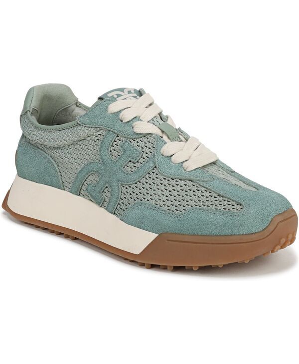 サムエデルマン レディース シューズ スニーカー メッシュ レース Sam Edelman Womens Langley Mesh LaceUp Sneakersage Sky Antique Green グリーン