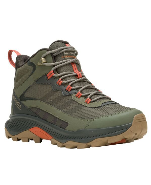 メレル メンズ シューズ ブーツ・レインブーツ Merrell Menspeed Strike 2 RoundToe Hiking Boots Olive オリーブ