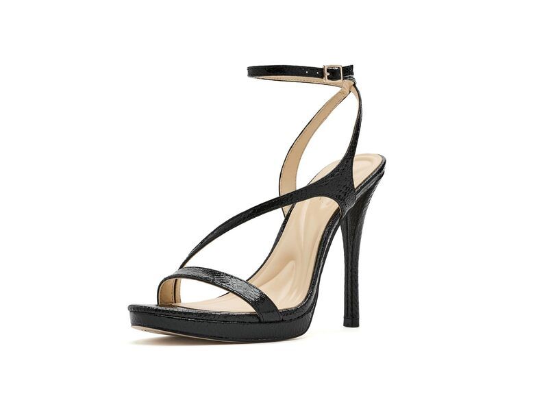ジェシカシンプソン レディース シューズ ヒール サンダル アンクル Jessica Simpson Dixiankle Strap Heeled SandalsWo Black ブラック