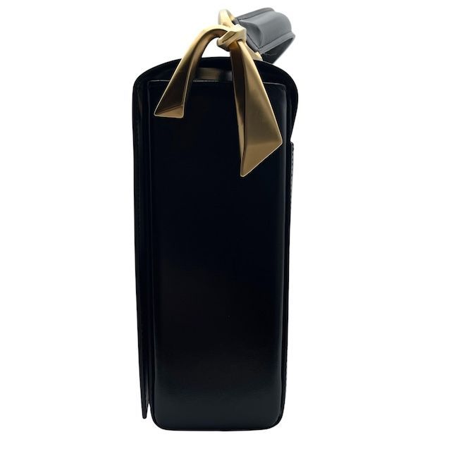 希少 美品 CELINE セリーヌ ハンドバッグ レザー 金具 ブラック 黒 ヴィンテージ レディース