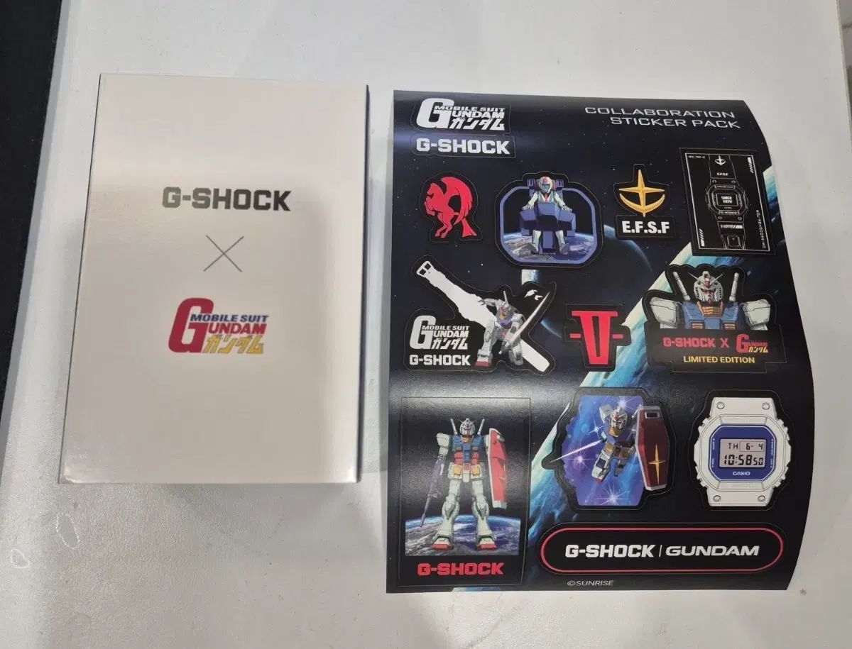 G-SHOCK ジーショック ガンダム コラボ シールパック
