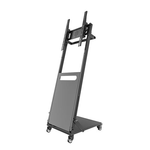 JAPANNEXT デジタルサイネージスタンド JN-DS3265-CA 32インチから65インチ対応 VESA 100x100-400x400対応 4段階高さ調整可能 キャスター付きｍａ