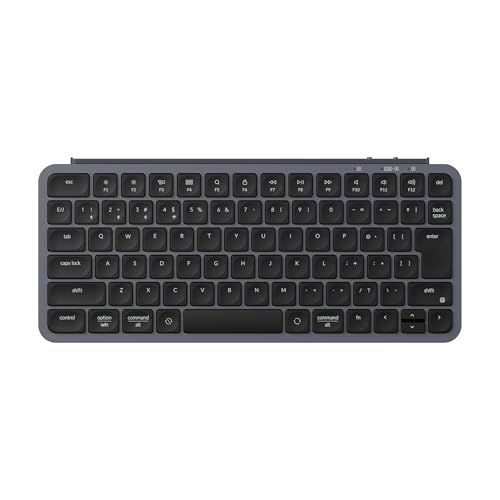 【国内正規品】Keychron B1 Pro ウルトラスリム ワイヤレスキーボード、ZMKカスタマイズ、シザースイッチ、2.4 GHz/Bluetooth 5.2/有線接続、ロングバッテリーライフ、Mac Windows Linux対応 (スペースグレー（ｍａ