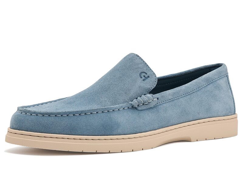 コールハーン メンズ シューズ スリッポン・ローファー Cole Haan Greenwich Grand Venetian Loafers Dusty Blue Sued ブルー