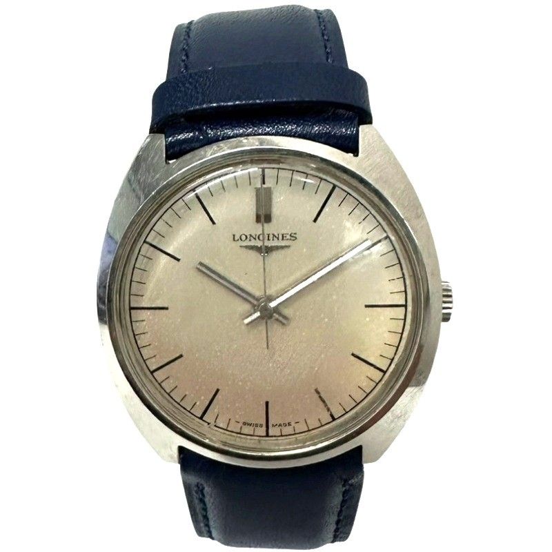 LONGINES ロンジン ヴィンテージ 腕時計 メンズ 手巻き シルバー文字盤 動作品 【中古品】 32605K359