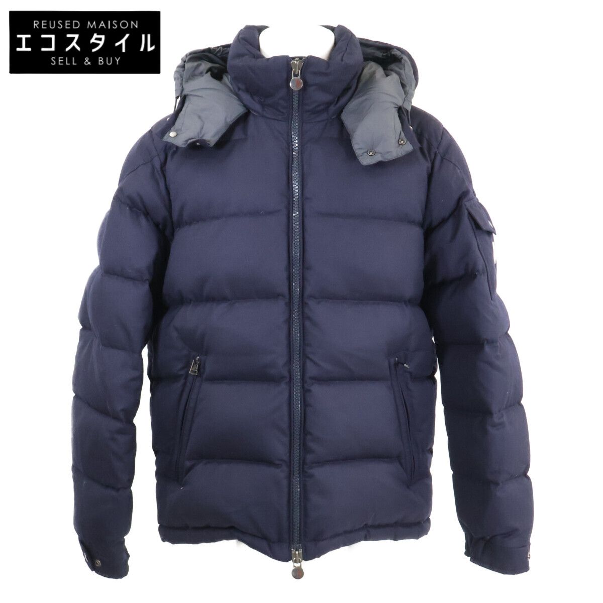 MONCLER　モンクレール　MONTGENEVRE モンジュネーブル ウール フード付ダウンジャケット　5