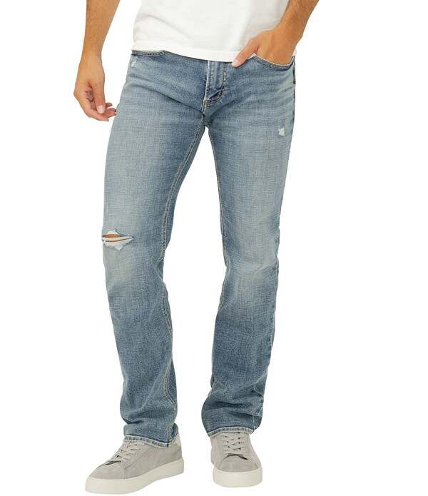 シルバー ジーンズ メンズ ボトムス デニムパンツ スリムフィット ストレート Silver Jeans Co Allan Slim Fit Straight Leg Luxe Heritage Jeans Waimea