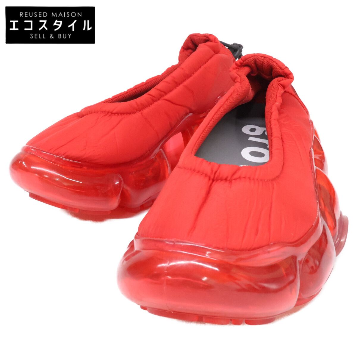 grounds　グラウンズ　MOOPIE PUMPS RED ムーピー パンプス　22