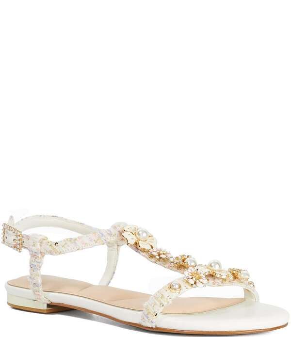 デューンロンドン レディース シューズ サンダル フラワー柄 フラワー Dune Londonature Floral Fabric TStrap Flat Sandals Multi マルチカラー 28,470円